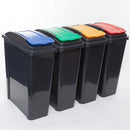 25 Litre Lift Bin with Coloured Lid - Dark Grey Base (view 2)