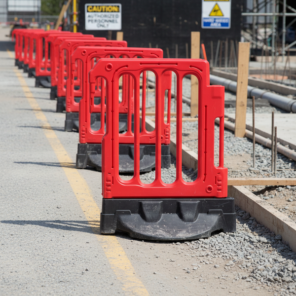Self Weighted Heavy Duty Crowd Control Barrier - 1 Metre