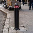 75mm Traditional Polyethylene Bollard with Reflective Collar