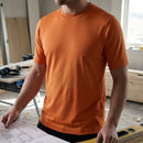 Short Sleeve Performance Work T-Shirt - Warm Orange