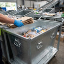 105 Litre galvanised steel tapered bin liner
