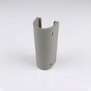 76mm Diameter Aluminium Downpipe Access Plate — RAL 7036