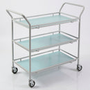 Large General Purpose Trolley with 3 Fire-Retardant Laminate Shelves (view 2)