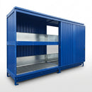 Steel Bunded Store 8 IBC / 32 Drum – 2200L Spill Containment (view 2)