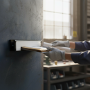 Premium Internal Draught Excluder Letterbox 10" with Adjustable Sleeve for Door Thickness 40-80mm and Weather Protection