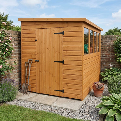Lean-To Pent Shed 12mm Shiplap Cladding 785mm x 1692mm Door