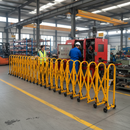 Dim Gray Premium Extendable Diamond Barriers for Enhanced Safety