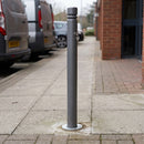 76mm removable steel bollard with ground socket