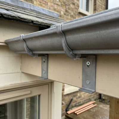 Moulded Ogee Gutter Direct Fix Bracket 125 x 100mm