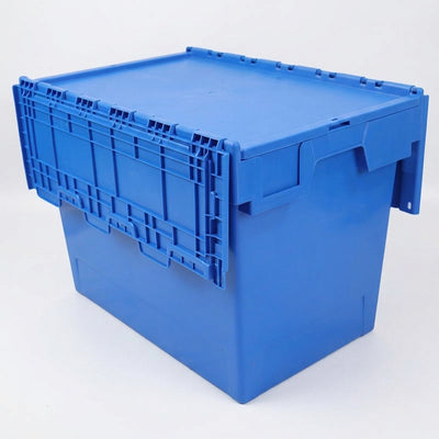 600 x 400 x 440mm Euro stackable container, 75 litres with lid