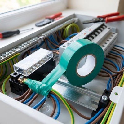 19mm Green PVC Electrical Insulation Tape - 5m