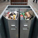 95 Litre Galvanised Steel Bin Liner with Handle