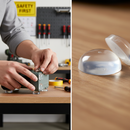 Premium 13mm Clear Self-Adhesive Round Bumper Silicone Pads - Pack of 16 for Furniture Protection and Noise Reduction