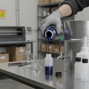 Slate Gray Empty 50ml Metal Marker Bottle - Pack of 10 for Ink Refilling