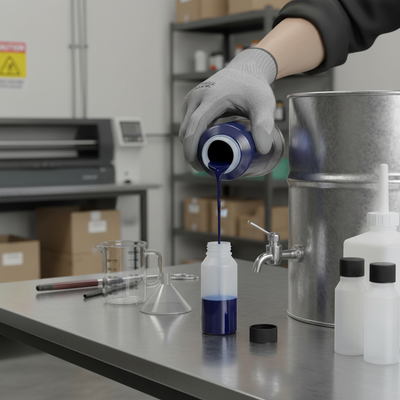 Empty 50ml Metal Marker Bottle - Pack of 10 for Ink Refilling