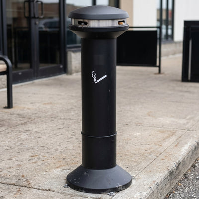 Ultra High Capacity Cigarette Disposal Bin, 8000 Butt Steel