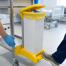 28 litre hands-free clinical waste sack holder with foot pedal