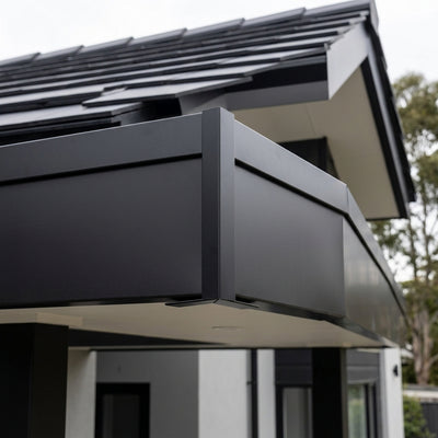 L Return Aluminium Fascia Board Joint Cover