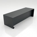 Aluminium Coping Stop End – Secret Fix 75mm — RAL 7021