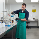 Gray Premium Chemical Splash PVC Apron 48" x 36" - Green