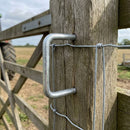 Galvanised Gate Staple - Durable Metal Fastener