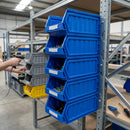 Stackable Plastic Picking Bins – Large 336 × 160 × 130mm, Pack of 5
