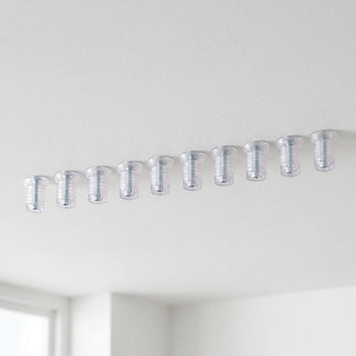 3" Clear Head Fixings - Pack of 10