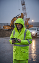 Dim Gray High-Performance 7-in-1 Waterproof Jacket for All Seasons - Yellow