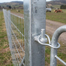 Galvanised 4" x 4" Square Hang Post for 53" Fencing