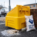 7 cu ft grit bin with 200kg white rock salt pack