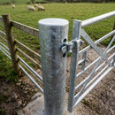 Galvanised Dual Slam Post 4½" for 45" Gates