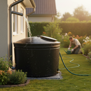 Dark Olive Green Premium 1600 Litre Cylindrical Water Storage Tank - Frost Proof