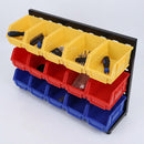 335 x 205 x 535mm small parts bins storage unit with 15 compartments (view 2)
