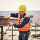 Light Gray Premium Safety Hard Hat - High-Performance Yellow Protection