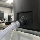 1½" BSP Male Polypropylene Outlet with Back Nut & Cap