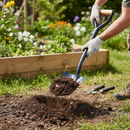 Dark Olive Green Premium Steel Taper Mouth Shovel with Ashwood Handle for Versatile Use