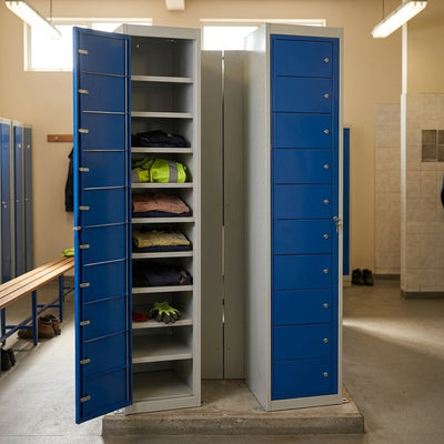 10-Door Garment Locker with Cam Lock – Steel Construction