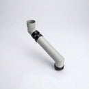 76mm Diameter Flush Joint Adjustable Swanneck Downpipe — RAL 7035