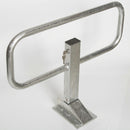 Drop Down Frame Parking Post - Galvanised Steel 68mm (view 2)