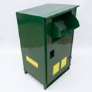 2600 litre lockable clothing donation bin powder coated (view 2)