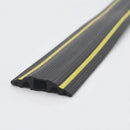Rubber Floor Cable Cover, 1 Channel, Sold Per Metre (view 2)