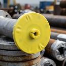 DN 80 Full Face Flange Protector - 195mm, Yellow LDPE (view 2)