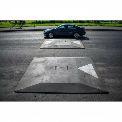 High-Performance One Piece Rubber Speed Cushions for Traffic Control