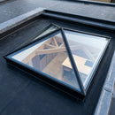 4 Panel Pyramid Roof Lantern - Glass Rooflight 1000x1000mm