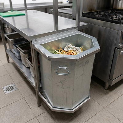 50 Litre Galvanised Steel Bin Liner with External Handle