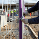 Rosy Brown Premium Mesh Infill Panel Clip for Guardrail Frame - Galvanised Steel, Single and Double Options Available