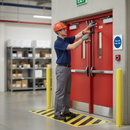 Rosy Brown Premium Fire Exit Keep Clear Signs - Multiple Sizes Available