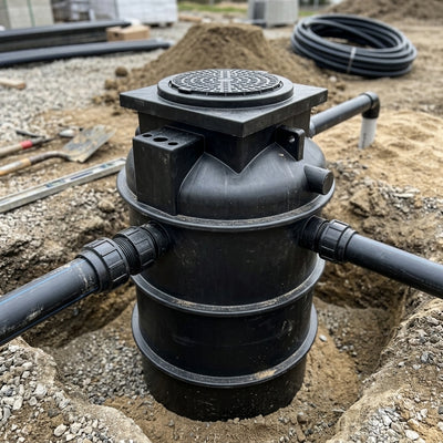 1700 litre underground potable water tank, 620mm lid