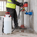16 Litre Dust Control Water Tank with Hose and Fittings - Clear