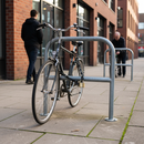 Rosy Brown Premium Bike Stand for One or Two Bikes - Galvanised Steel
